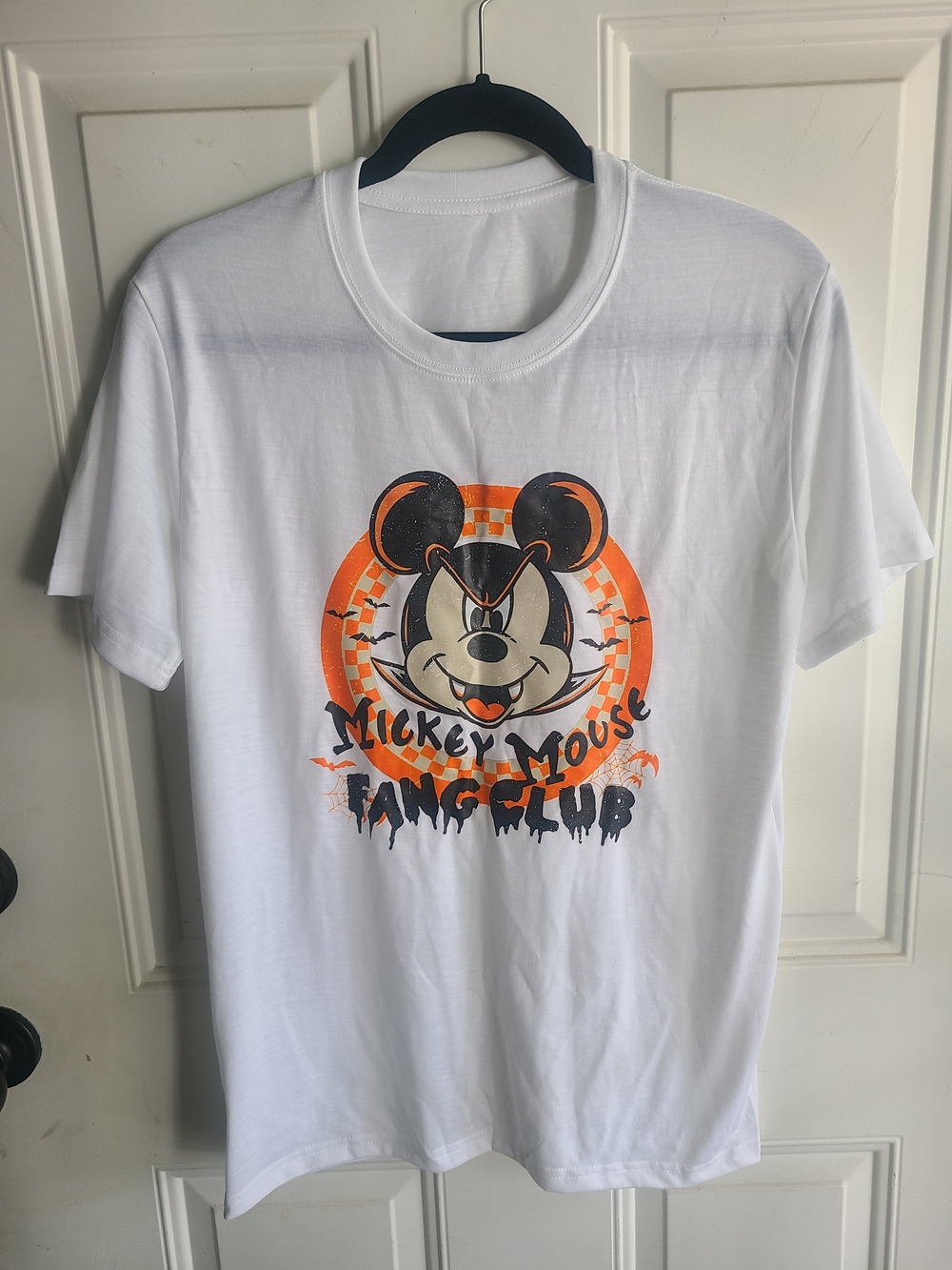 Mickey Mouse White Graphic Tee - Womens' Halloween Fan Club